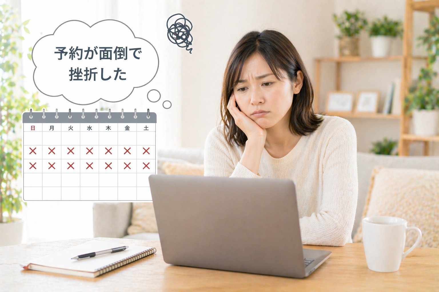 予約が面倒