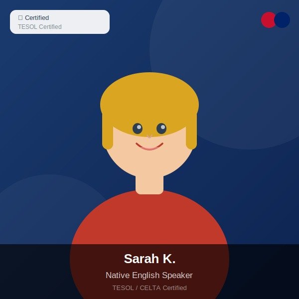Sarah K. 講師